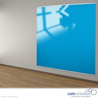 Pannello di vetro Blu Azzurro 100x200 cm