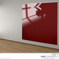 Pannello di vetro Rosso Rubino 100x200 cm