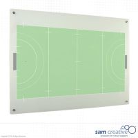 Campo di hockey su lavagna in vetro 90x120 cm
