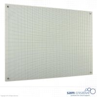 Lavagna quadrettata in vetro: 1x1 100x150 cm