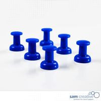 Spilli magnetici Jumbo, colori blu. Set da 6x