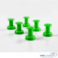 Spilli magnetici Jumbo, colori verde. Set da 6x