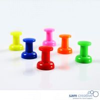 Spilli magnetici Jumbo, colori misti. Set da 6x