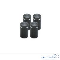 Kit di montaggio per lavagne Solid Nero (set 4x)
