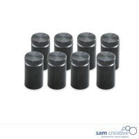 Kit di montaggio per lavagne Solid Nero (set 8x)