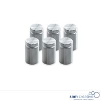 Kit di montaggio per lavagne Solid Acciaio inossinabile (set 6x)