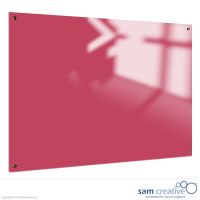 Lavagna in Vetro Solid Rosa 60x90 cm